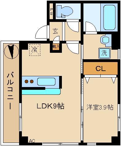 グランプラス ２０３ 1LDK