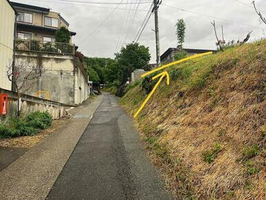 道路右側の上段になります