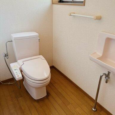 手洗いスペース付きのトイレ！