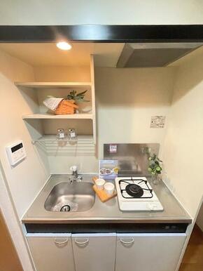 収納もしっかりのキッチン