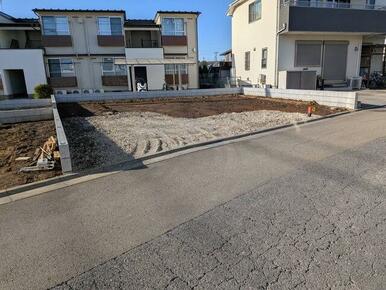 ２号棟　現地土地写真