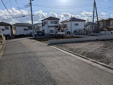 １号棟　現地土地写真