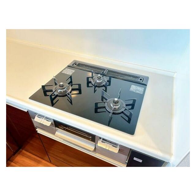 「設備」キッチンのガスコンロは新品交換いたしました。