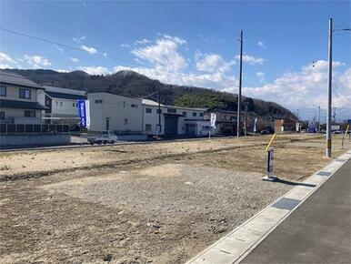 ヤマダホームズがお届けする新築分譲戸建が、この場所に誕生します！３号地（２０２６年２月撮影）