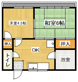 単身の方にもオススメの２ＤＫです！