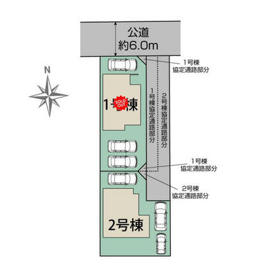 浜松市中央区舞阪町舞阪2棟　区画図