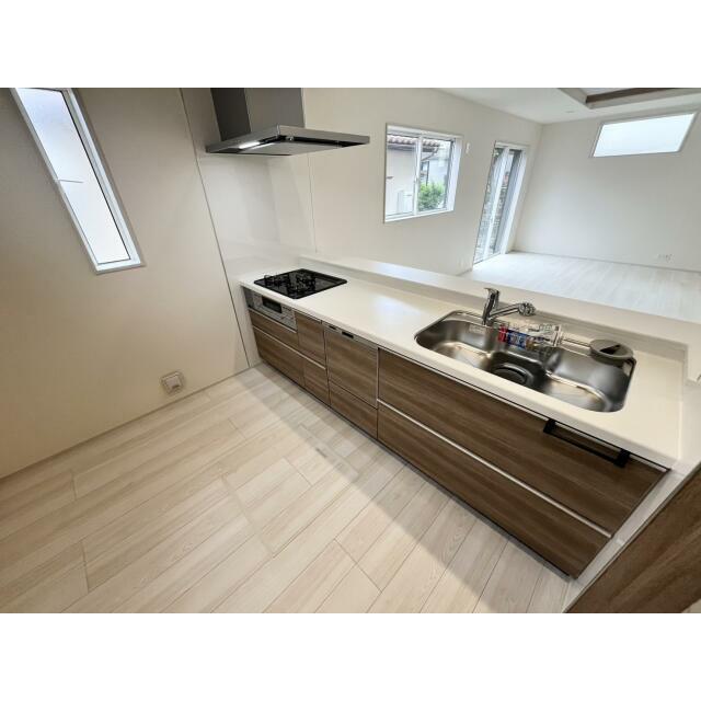 会話も料理も捗るフルオープンカウンターキッチン