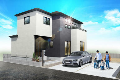 1号棟外観完成予想図