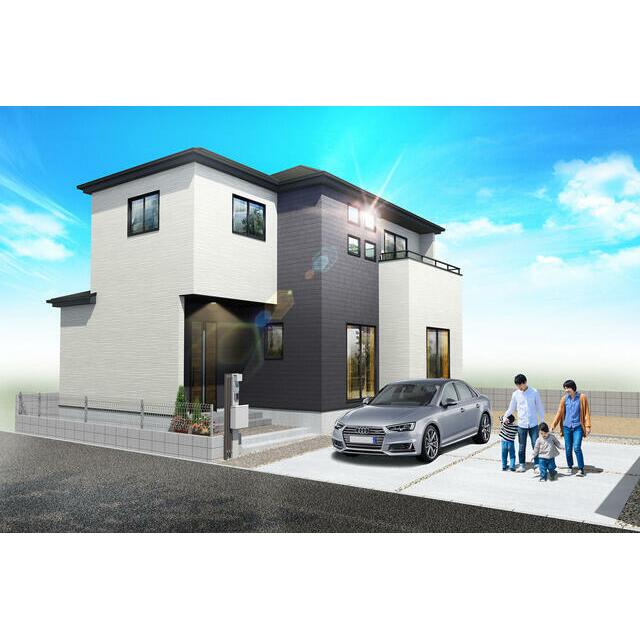 1号棟外観完成予想図