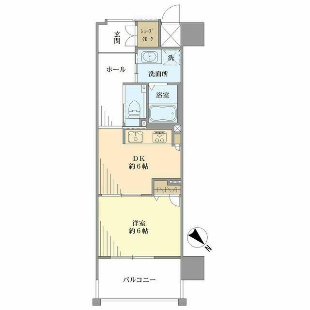 ３６．５０m2の１ＤＫです♪