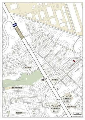 現地周辺案内図