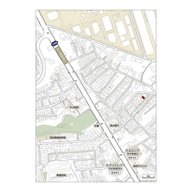 現地周辺案内図