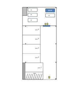 駐車場の奥にバイク専用区画