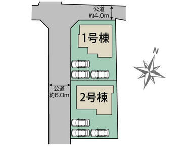 甲府市中町2棟 区画図