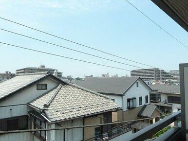 バルコニーからの眺望です。