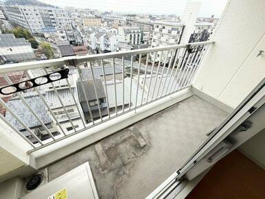 南向きバルコニーです。