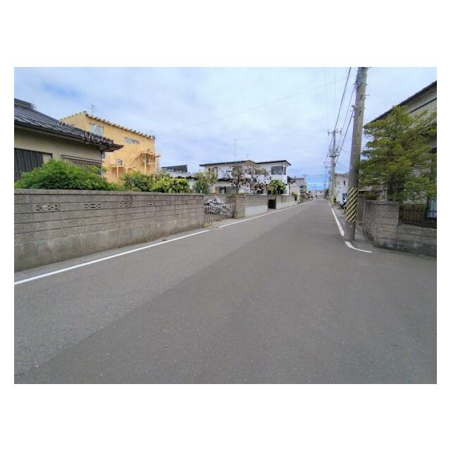 南東側前面道路の様子
