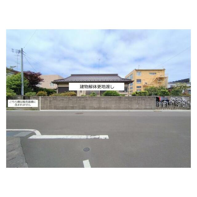 敷地西側は分筆し、販売面積には含まれません。