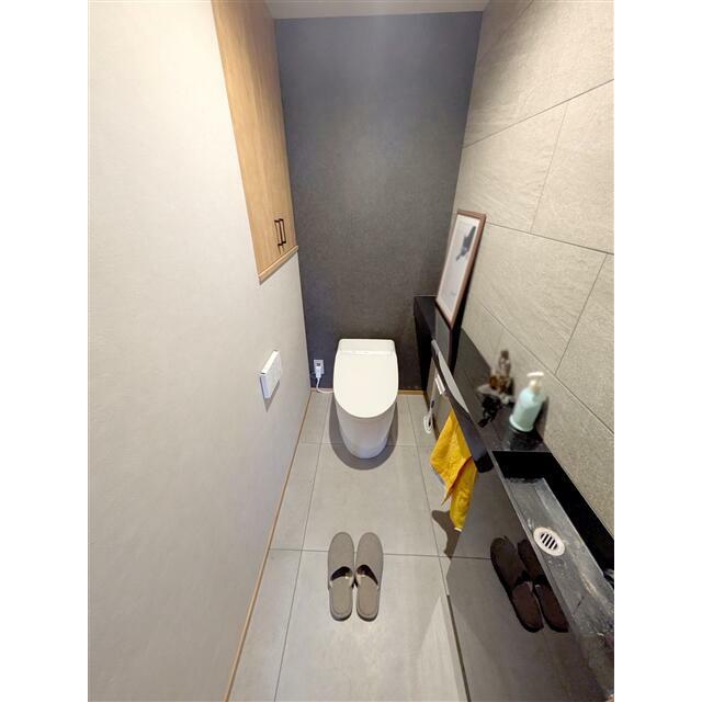 タンクレスのトイレです。