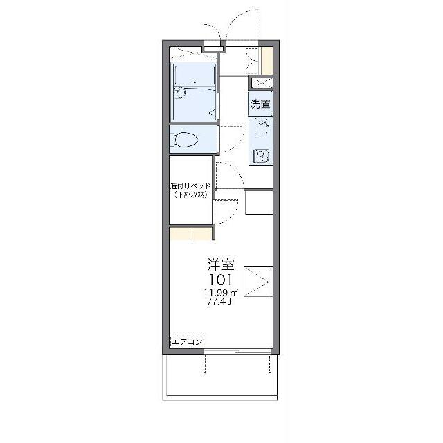 代表的な間取のため実際の間取とは異なる場合があります