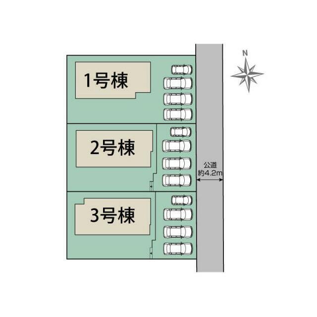 福岡市東区美和台5丁目2期3棟 区画図
