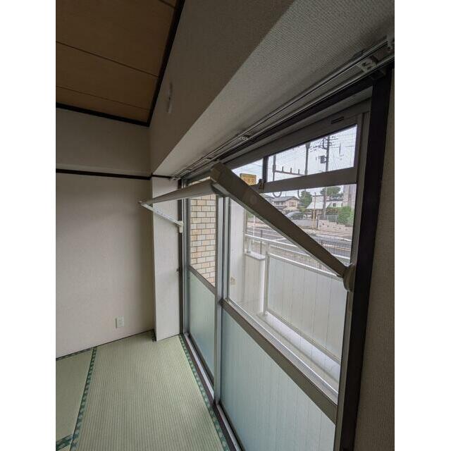 室内にも洗濯物が干せます