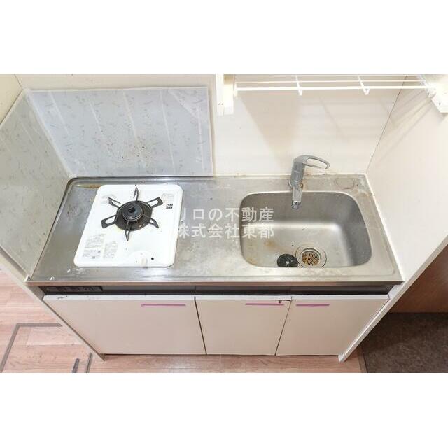 1口ガスコンロ設置済！お引越し後すぐにお料理できます☆