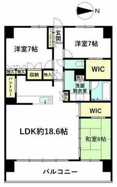 富山市中心部の3LDK！
