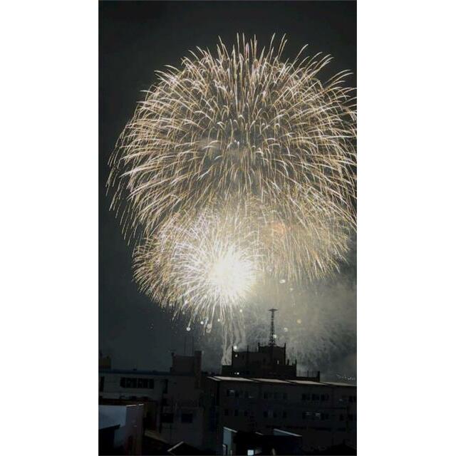 自宅から花火大会を望む特等席