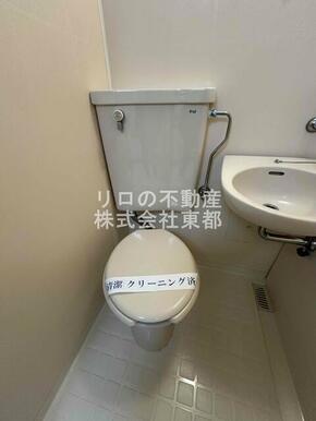 清潔感のある洋式トイレです♪