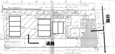 木町通　駐車場　区画図