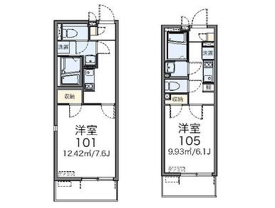 代表的な間取のため実際の間取とは異なる場合があります