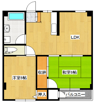 ３ＤＫ→２ＬＤＫにリノベーション！