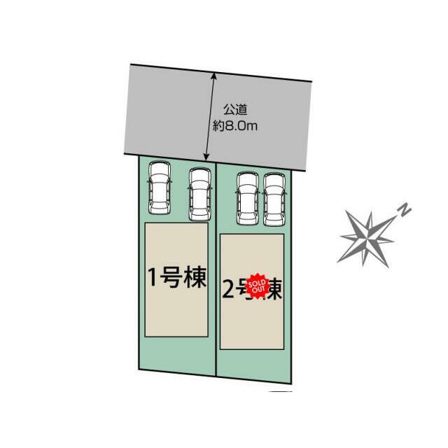 札幌市西区山の手6条5丁目2棟 区画図