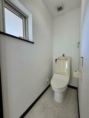 2階トイレ：大人数だと2階にあると重宝します。
