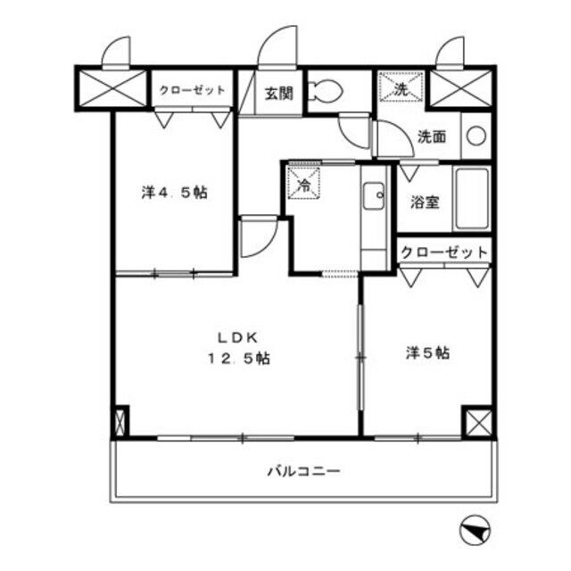 リブイル 5階 2LDK