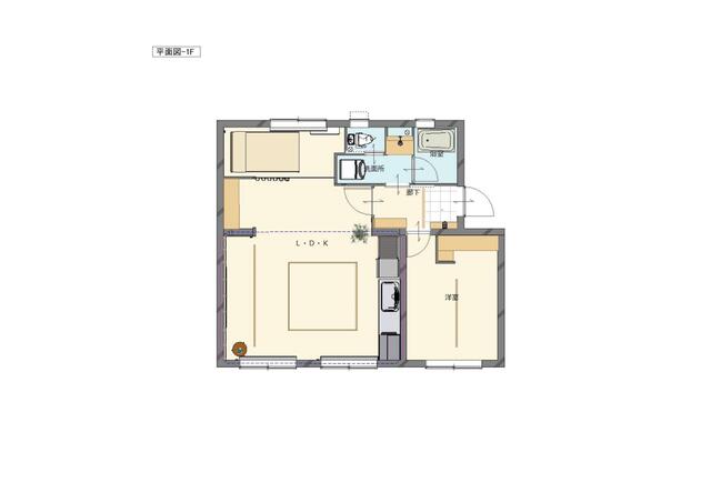 物件画像 宗像市 日の里５丁目 (東郷駅) 1階 1LDK