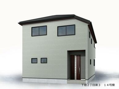 完成予想図（外観）