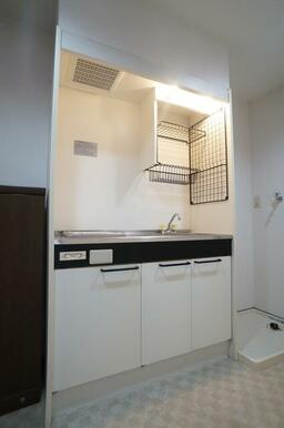 １口コンロ設置済！お引越し後すぐにお料理できます☆