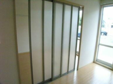 開放感のあるスライディングスクリーンです♪