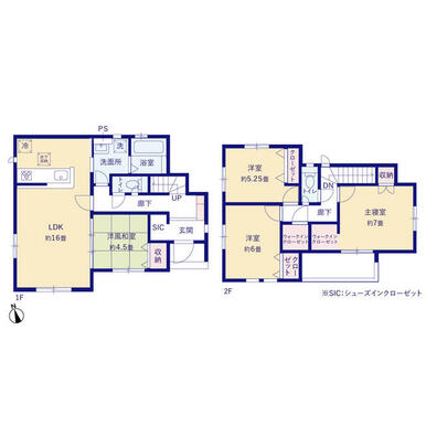 １号棟　間取り図