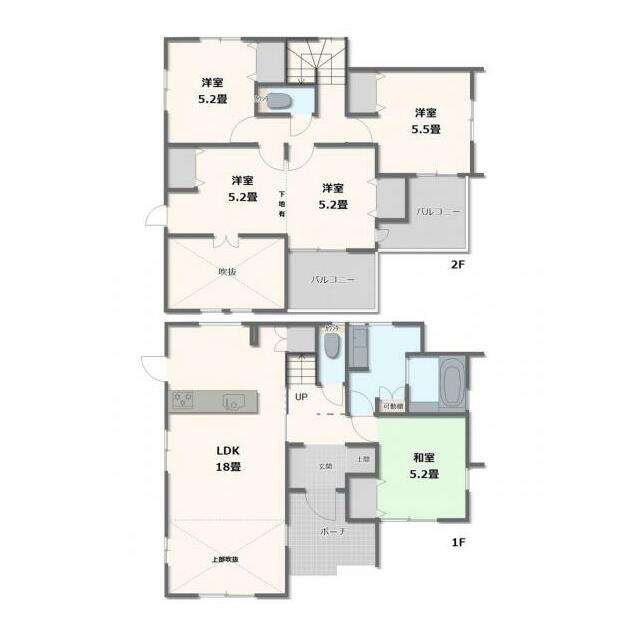 1号棟・4LDK～5LDK