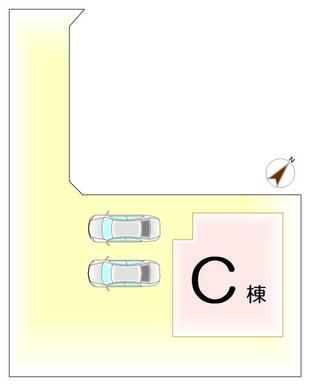 《区画図》並列駐車４台～６台分♪（車種による）