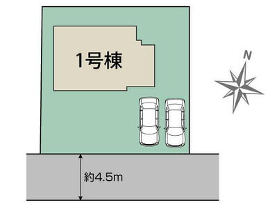 宝塚市中山台2丁目2期1棟　区画図