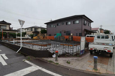 現地写真（基礎工事中）
