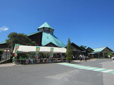 道の駅「枇杷倶楽部」・高速バス乗車場向かいに有り