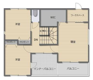 ２階間取り図