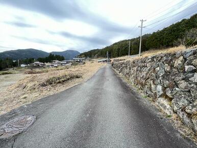 前面道路北向き