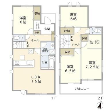 広々４ＬＤＫの間取りでございます！