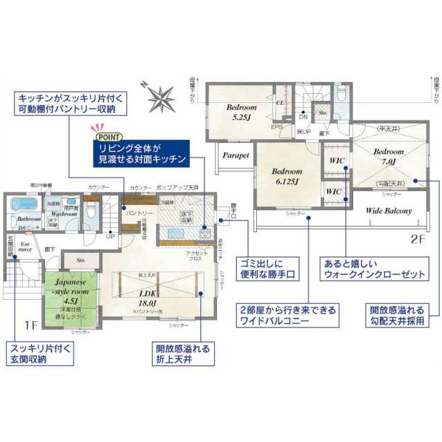 物件画像 遠賀郡水巻町 吉田西５丁目 (東水巻駅) 2階建 4LDK